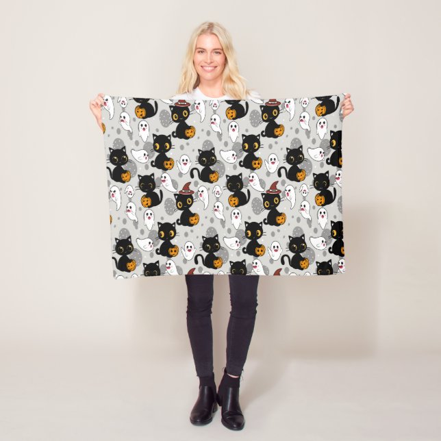 Couverture Polaire Patrouilles éffrayantes du Citrouille fantôme (En situation)