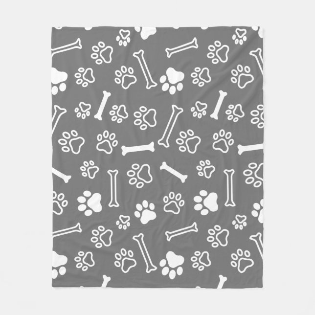 Couverture Polaire Patte d'animal de compagnie - Chat ou Chien Emprei (Devant)