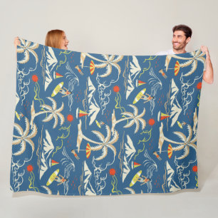 Couverture Polaire Patters tropicaux