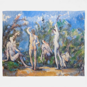 Couverture Polaire Paul Cezanne - Cinq Baigneurs