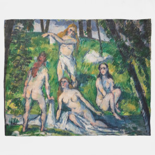 Couverture Polaire Paul Cezanne - Quatre baigneuses