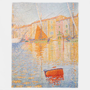 Couverture Polaire Paul Signac - La Bouée Rouge, Saint-Tropez