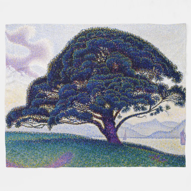 Couverture Polaire Paul Signac - Le pin Bonaventure (Devant (Horizontal))
