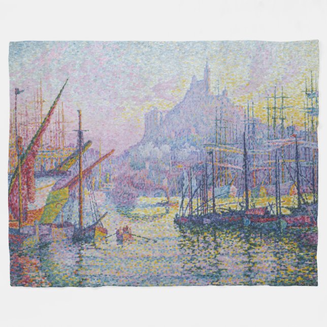 Couverture Polaire Paul Signac - Notre-Dame de la Garde, Marseille (Devant (Horizontal))