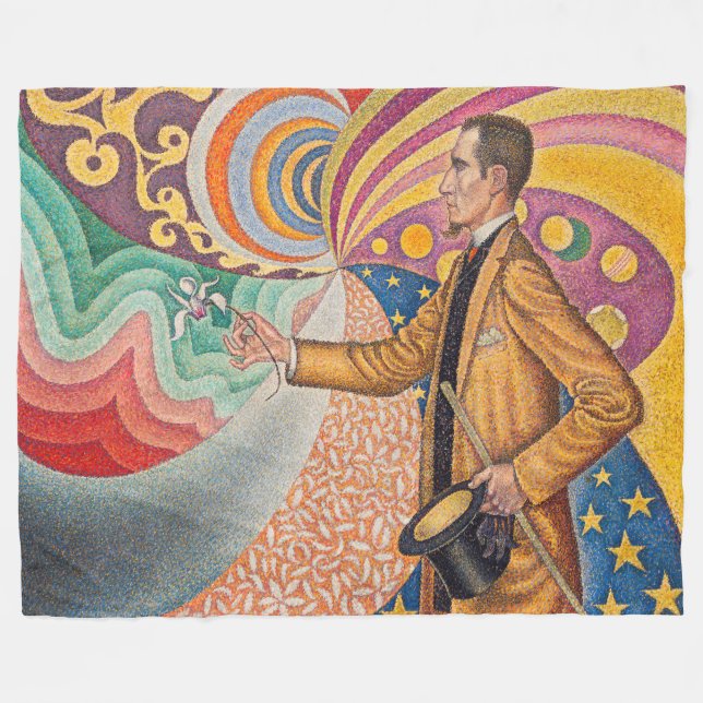 Couverture Polaire Paul Signac - Portrait de M Felix Feneon, Opus 217 (Devant (Horizontal))