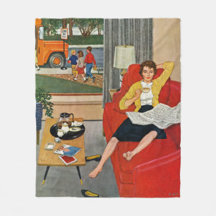 Couverture Polaire Pause café du matin