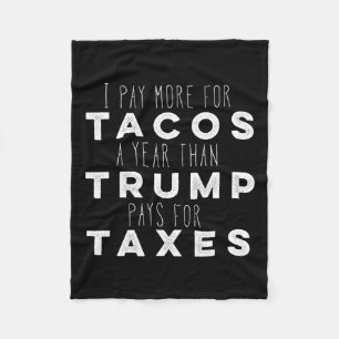 Couverture Polaire Payez Plus Pour Les Tacos Par An Que Trump Ne Paye