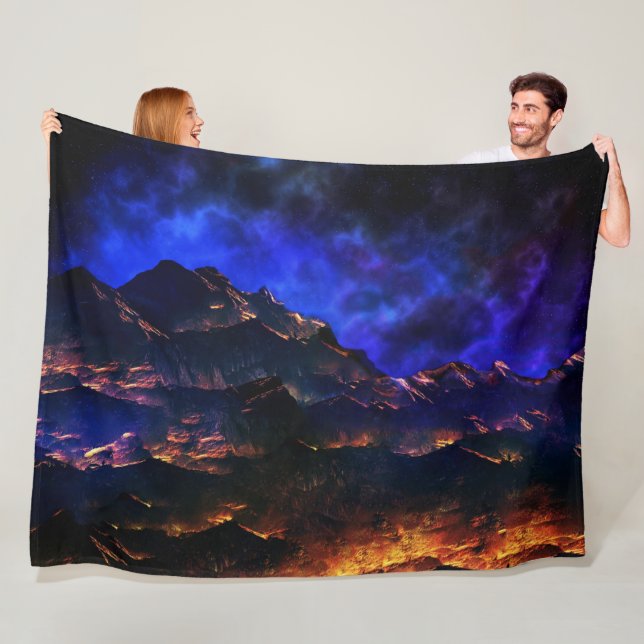 COUVERTURE POLAIRE PAYSAGE ALIEN (En situation)