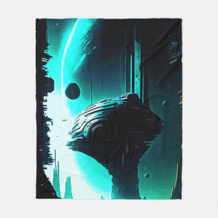 Couverture Polaire Paysage Alien de science-fiction 103