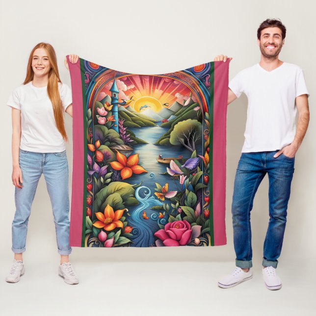 Couverture Polaire Paysage du livre de contes 1 (En situation)