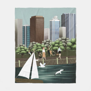Couverture Polaire Paysage urbain