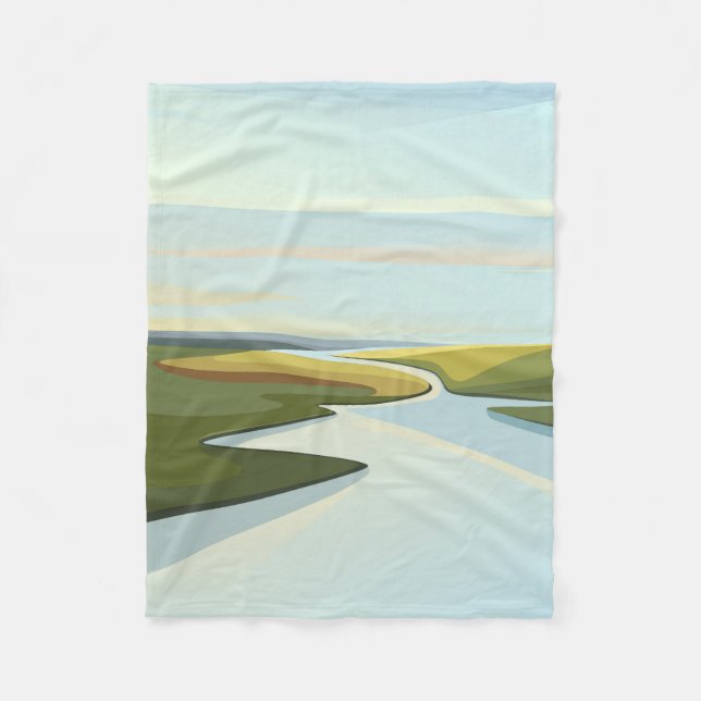 Couverture Polaire Paysages fluviaux (Devant)
