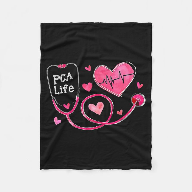 Couverture Polaire Pca Life Valentine Heart Stethoscope  (Devant)