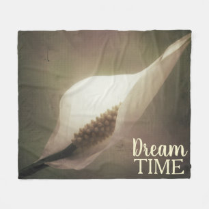 Couverture Polaire Peace Lily Photographie Dream Time Phrase