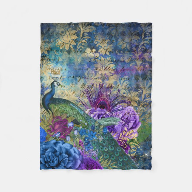 Couverture Polaire Peacock Fleece Blanket Belle conception (Devant)