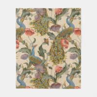 Peacock Motif vintage Art coloré