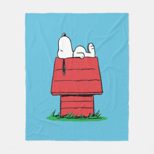 Couverture Polaire Peanuts Snoopy faisant la sieste