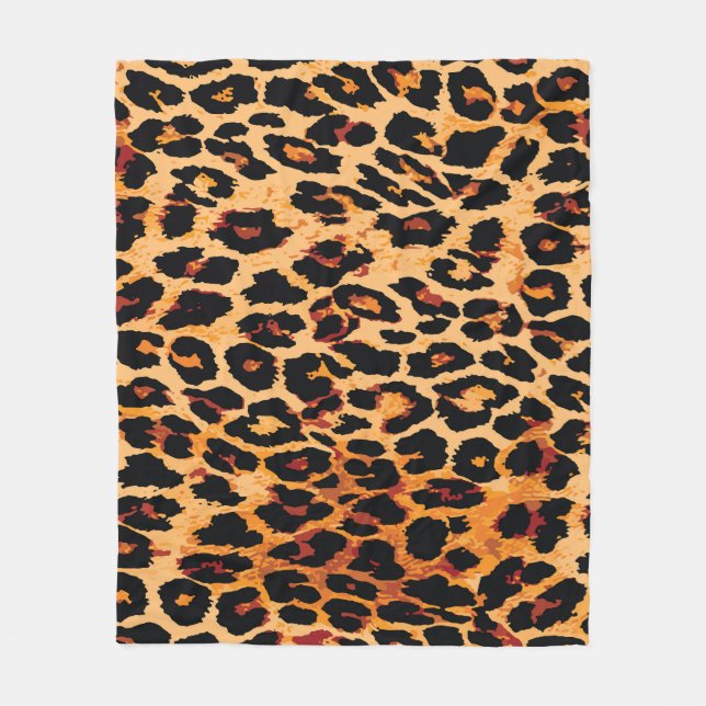 Couverture Polaire Peau animale : conception de tissu Vintage (Devant)