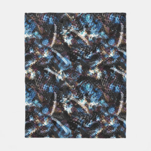 Couverture Polaire Peau de serpent