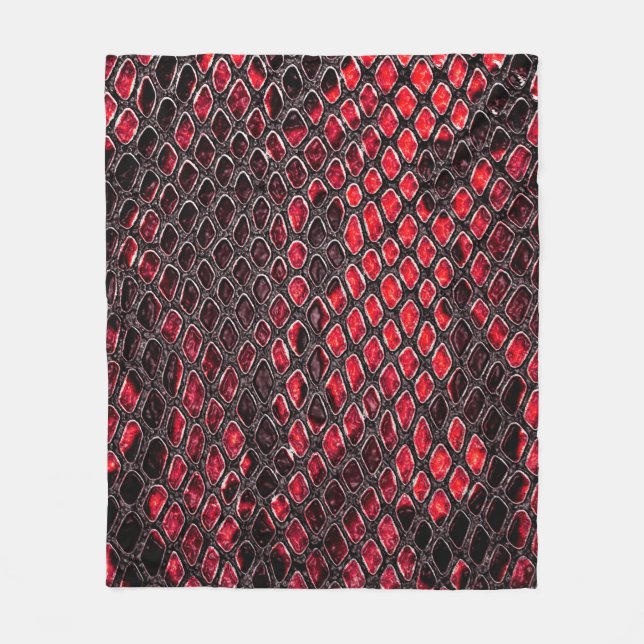 Couverture Polaire Peau de serpent, peut être utilisée comme arrière  (Devant)