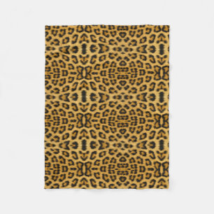 Couverture Polaire Peau léopard, Fourrure, Impression des cheveux