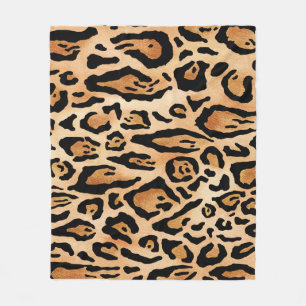 Couverture Polaire Peau léopard : Motif intemporel