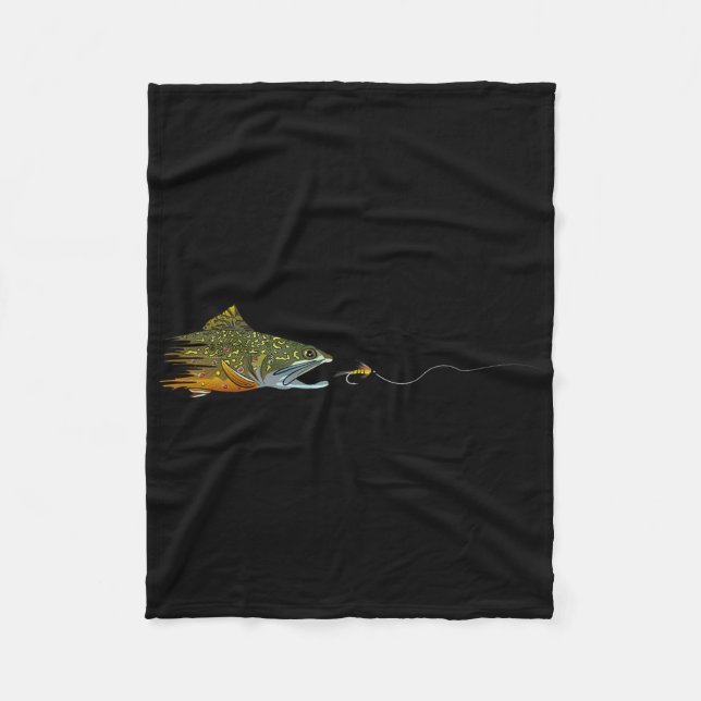 Couverture Polaire Pêche à la mouche truite brune mouche sèche nouage (Devant)