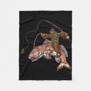 Couverture Polaire Pêche au répagant chasse Bigfoot pêcheurs 