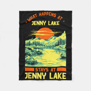 Couverture Polaire Pêche Bateau Camping Lac Vacation Jenny Lake