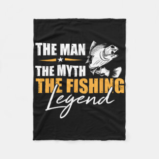 Couverture Polaire Pêche L'Homme Mythe Légende Pêcheur à la ligne Pêc