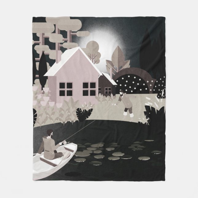 Couverture Polaire Pêcheurs (Devant)
