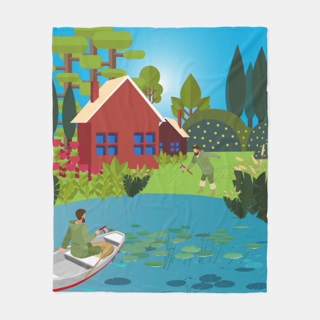 Couverture Polaire Pêcheurs (Devant)