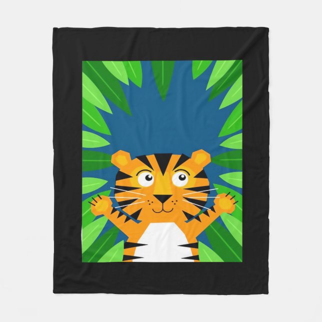 Couverture Polaire Peekabo Tiger (Devant)