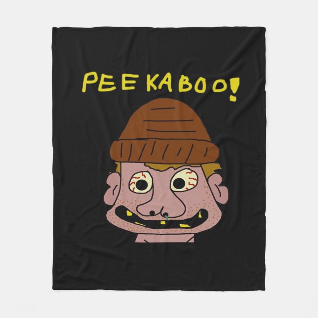Couverture Polaire Peekabo Weird Man (Devant)