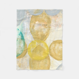 Couverture Polaire Peinture Abstraite moderne sur papier journal