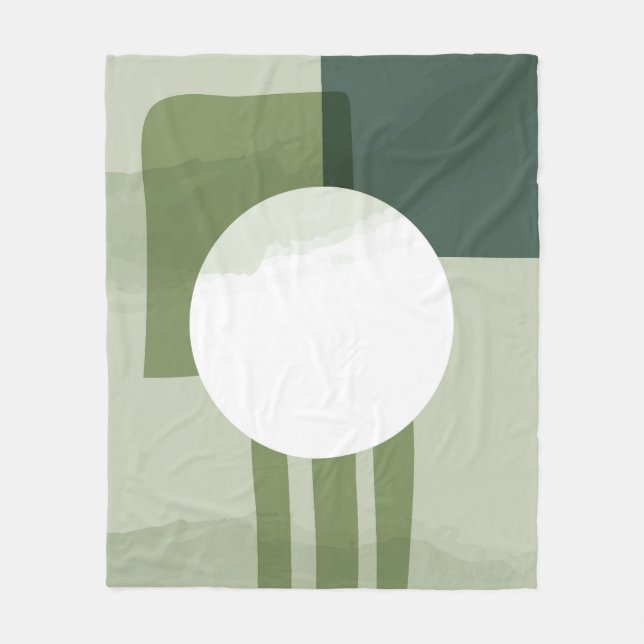 Couverture Polaire Peinture circulaire (Devant)