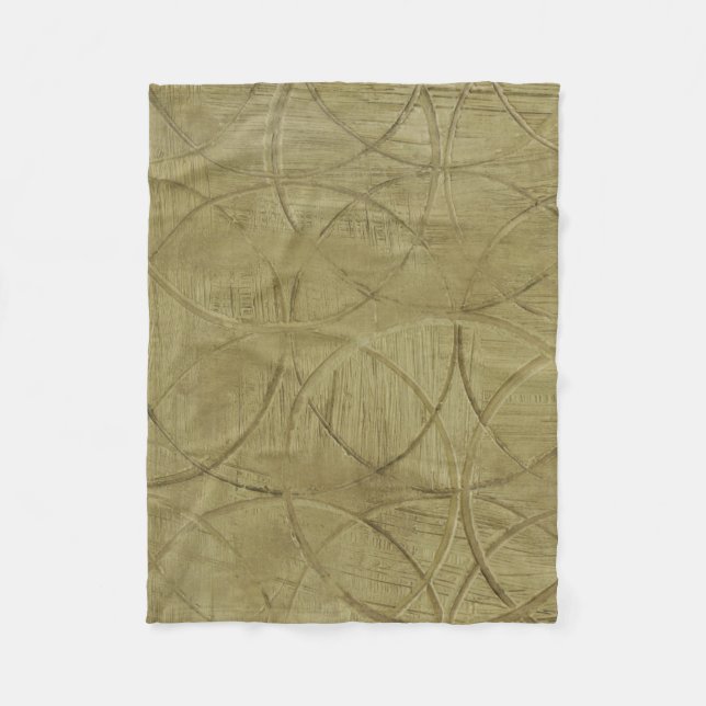 Couverture Polaire Peinture des cercles liés par Jennifer Goldberger (Devant)