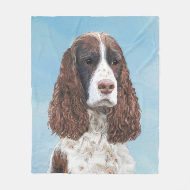 Couverture Polaire Peinture espagnole Springer anglaise Peinture orig (Devant)