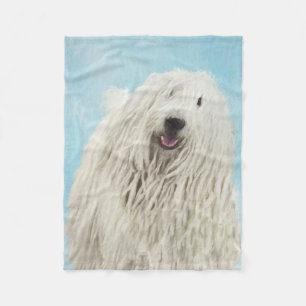 Couverture Polaire Peinture Komondor - Cute Original Chien Art