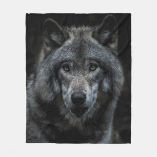 COUVERTURE POLAIRE PEINTURE NOIRE ET BROWN EN LOLLIER