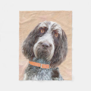 Couverture Polaire Peinture Spinone Italiano - Belle Art Original Chi