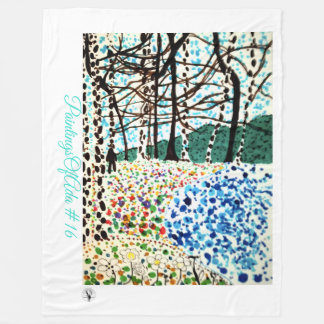 Couverture Polaire PeinturesOfAda #16 - Artiste - Blanc polaire incon