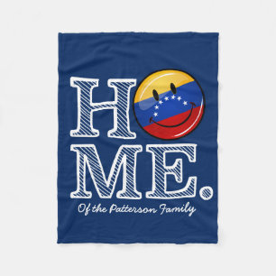 Couverture Polaire Pendaison de crémaillère de sourire de drapeau d