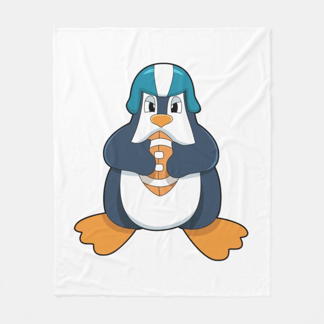 Couverture Polaire Penguin de football (Devant)