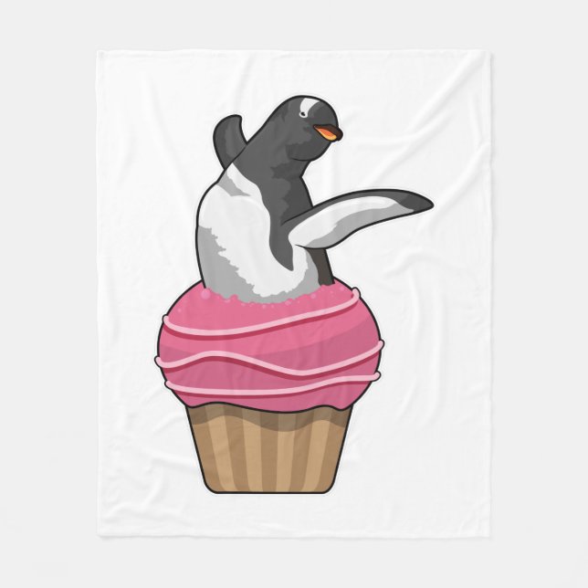 Couverture Polaire Penguin with Muffin (Devant)