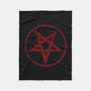 Couverture Polaire Pentagram Red Devil