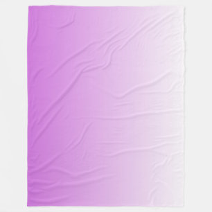Couverture Polaire Pente à deux tons ombre lilas violet
