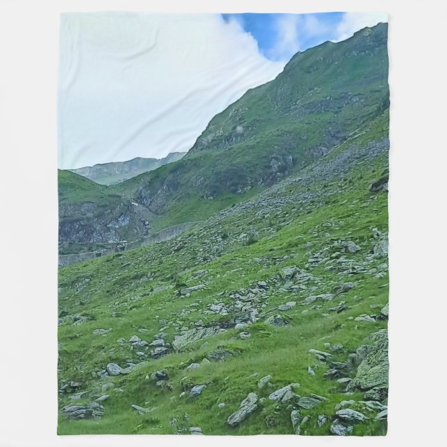 Couverture Polaire Pente Alpine Transfagarasan – Photographie de Roum (Devant)