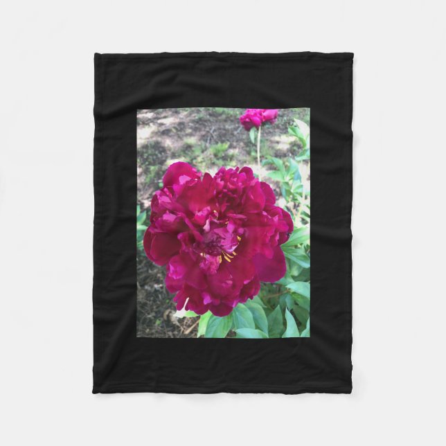 Couverture Polaire Peony Fleece Blanche (Devant)