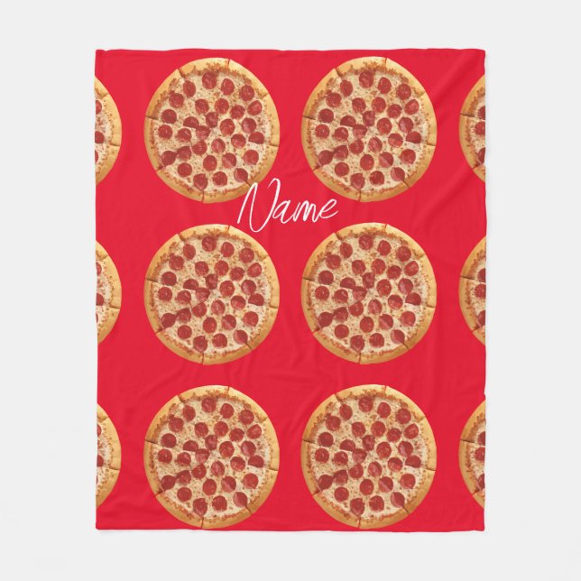 Couverture Polaire Pepperoni Pizza Thunder_Cove (Devant)